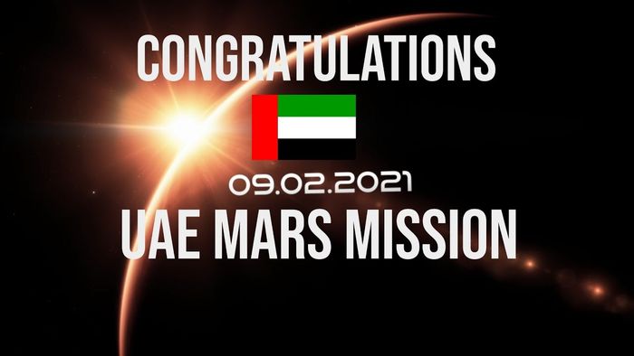 Congratulations UAE Mars Mission