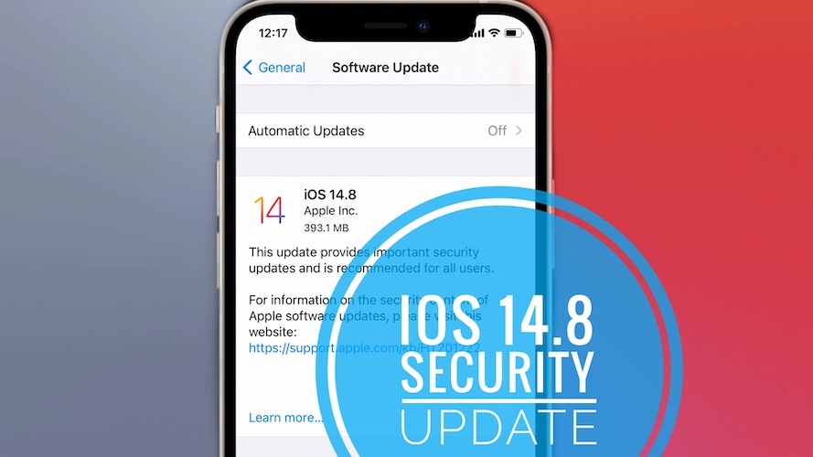 Urgently Update Your iPhone to iOS 14.8