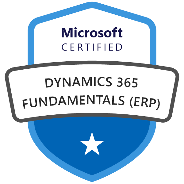 Microsoft Dynamics 365 Fundamentals ERP Certification